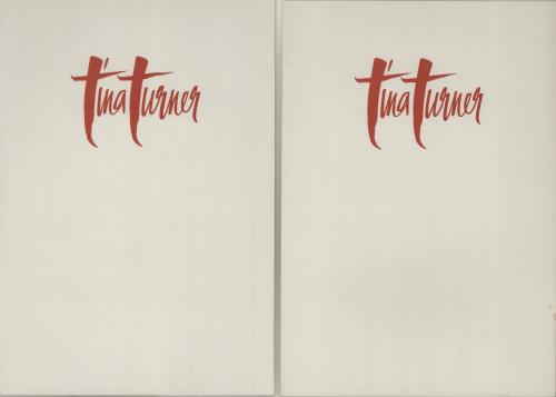Tina Turner Break Every Rule - Pair Of Unused Publicity Folders memorabilia US TURMMBR682910