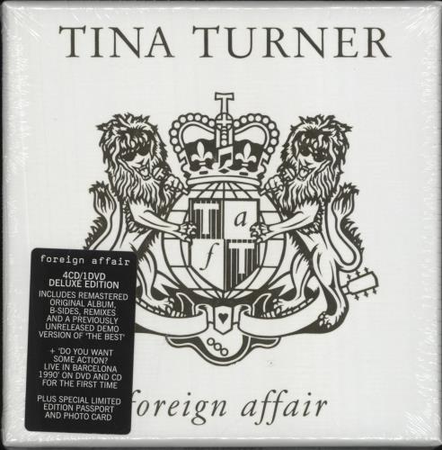 Tina Turner Foreign Affair - Sealed CD Album Box Set UK TURDXFO834487