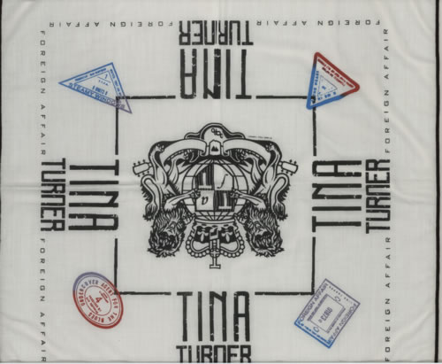 Tina Turner Foreign Affair World Tour + Bandana tour programme UK TURTRFO586123
