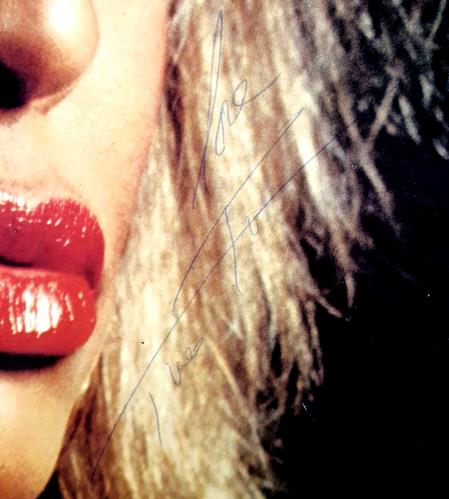 Tina Turner Help - Autographed Sleeve memorabilia UK TURMMHE662813