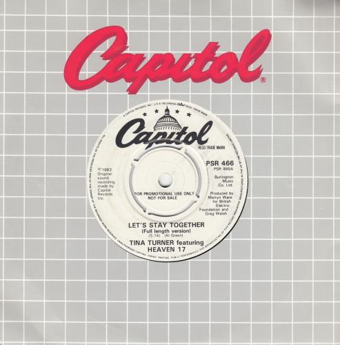 Tina Turner Let's Stay Together 7" vinyl single (7 inch record / 45) UK TUR07LE105991