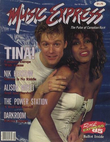 Tina Turner Music Express magazine Canadian TURMAMU361050
