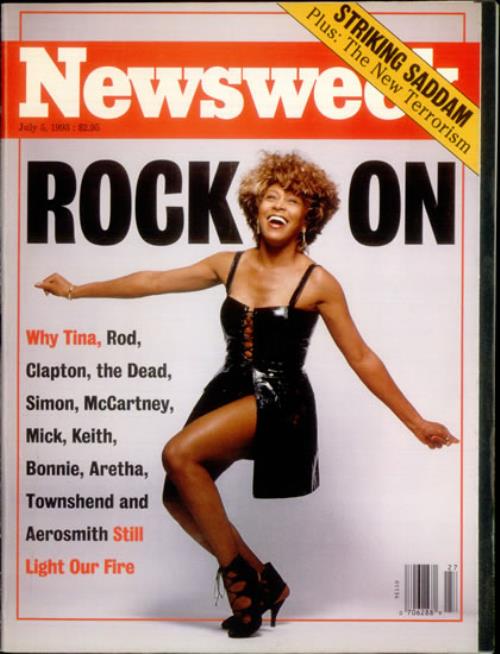 Tina Turner Newsweek magazine US TURMANE537610