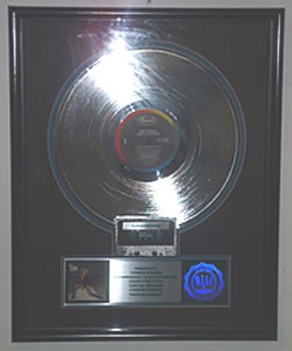 Tina Turner Private Dancer award disc US TURAWPR283765