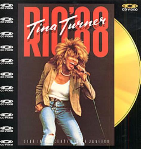 Tina Turner Rio '88 laserdisc / lazerdisc UK TURLZRI163892