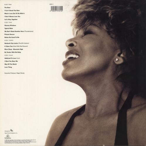 Tina Turner Simply The Best - Blue Vinyl 2-LP vinyl record set (Double LP Album) UK TUR2LSI880985