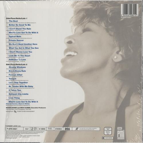 Tina Turner Simply The Best - Shrink laserdisc / lazerdisc UK TURLZSI875043