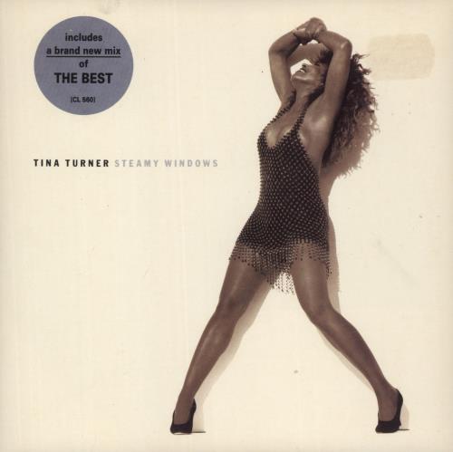 Tina Turner Steamy Windows - Hype Sticker 7" vinyl single (7 inch record / 45) UK TUR07ST866527