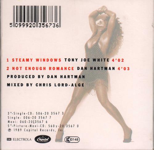 Tina Turner Steamy Windows 3" CD single (CD3) Austrian TURC3ST76168