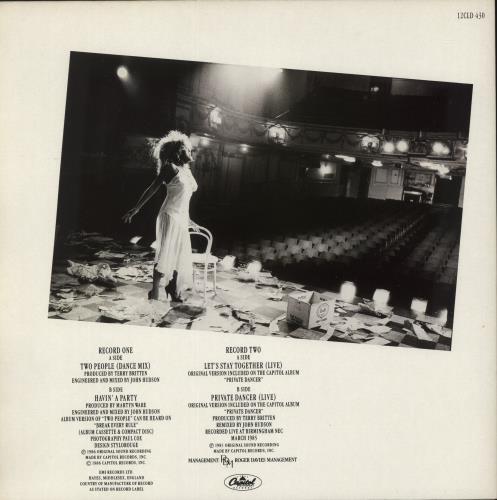 Tina Turner Two People 12" vinyl single (12 inch record / Maxi-single) UK TUR12TW23972