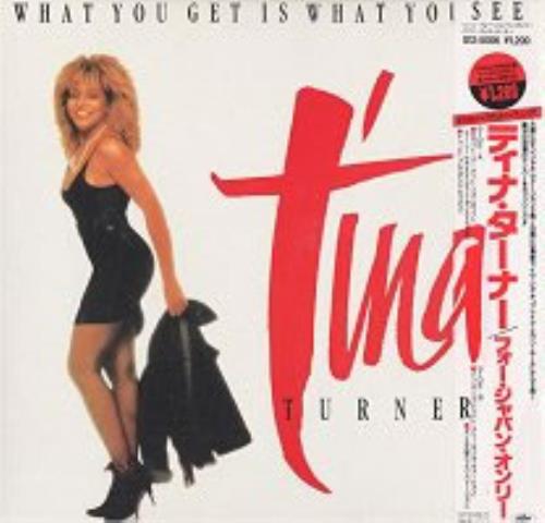 Tina Turner What You Get Is What You See 12" vinyl single (12 inch record / Maxi-single) Japanese TUR12WH136554