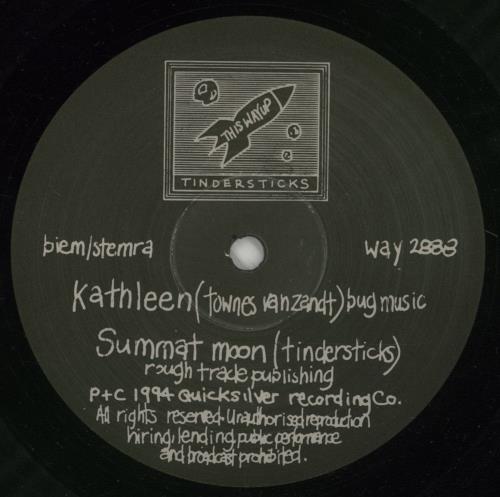 Tindersticks Kathleen 10" vinyl single (10 inch record) UK TND10KA53542