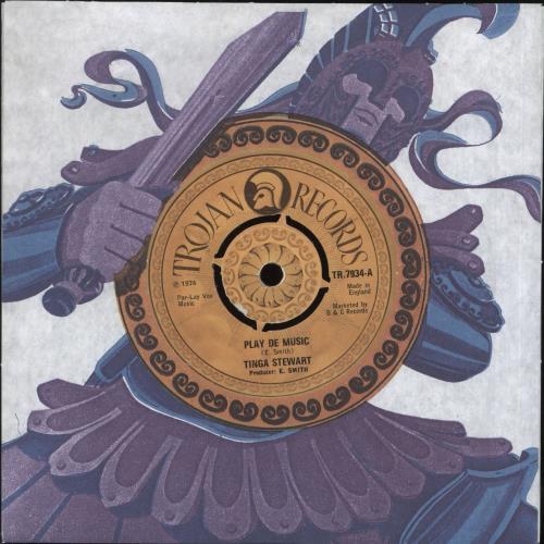 Tinga Stewart Play De Music 7" vinyl single (7 inch record / 45) UK ZI707PL728396