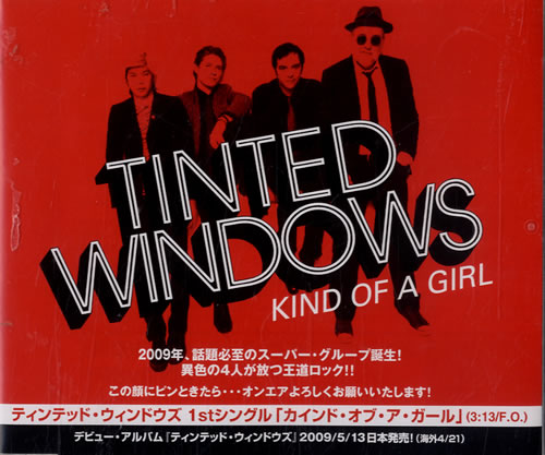 Tinted Windows Kind Of A Girl CD single (CD5 / 5") Japanese T-VC5KI477597