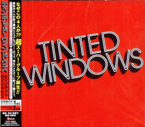 Tinted Windows Tinted Windows CD album (CDLP) Japanese T-VCDTI503322