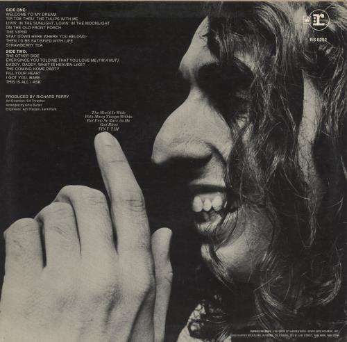 Tiny Tim God Bless Tiny Tim vinyl LP album (LP record) UK YTILPGO294334