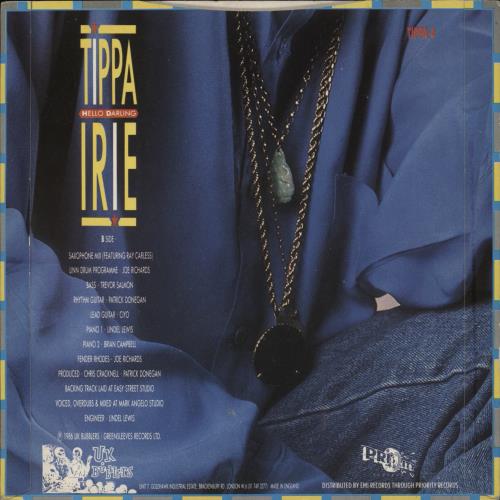 Tippa Irie Hello Darling 7" vinyl single (7 inch record / 45) UK T-807HE563305