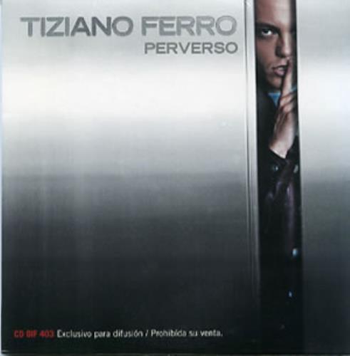 Tiziano Ferro Perverso CD single (CD5 / 5") Argentinean TA4C5PE292479