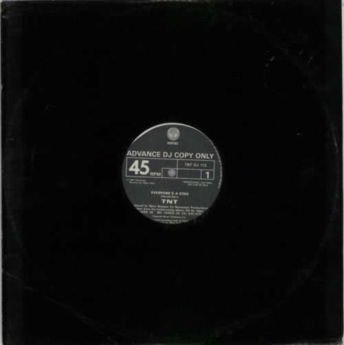 TNT Everyone's A Star 12" vinyl single (12 inch record / Maxi-single) US TNT12EV596524