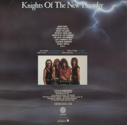 TNT Knights Of The New Thunder vinyl LP album (LP record) Dutch TNTLPKN465703