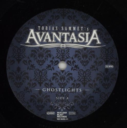Tobias Sammet Ghostlights 2-LP vinyl record set (Double LP Album) UK X3C2LGH867512