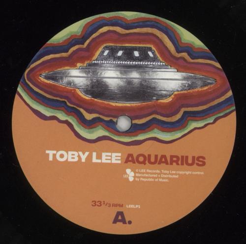 Toby Lee Aquarius vinyl LP album (LP record) UK 8-ELPAQ868012