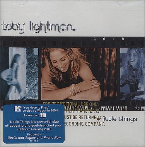 Toby Lightman Little Things CD album (CDLP) US TQLCDLI367228