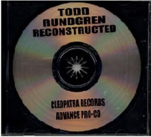 Todd Rundgren Reconstructed CD album (CDLP) US TODCDRE187096