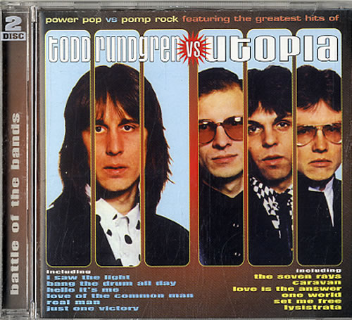 Todd Rundgren Todd Rundgren Vs Utopia 2 CD album set (Double CD) UK TOD2CTO611410