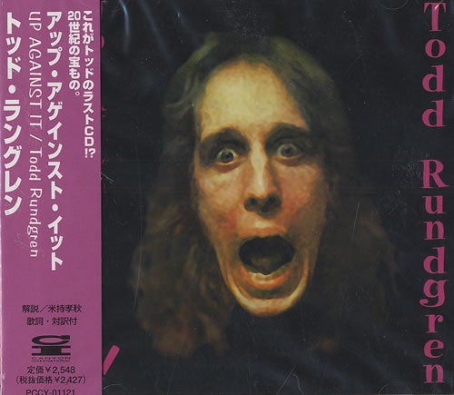 Todd Rundgren Up Against It + Obi CD album (CDLP) Japanese TODCDUP197341