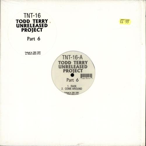 Todd Terry Unreleased Project Part 6 12" vinyl single (12 inch record / Maxi-single) US TDT12UN689448