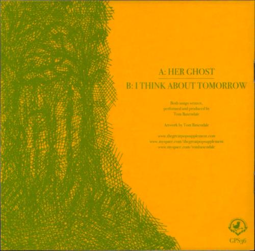 Tom Baxendale Her Ghost - Numbered 7" vinyl single (7 inch record / 45) UK 3SZ07HE767905