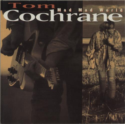 Tom Cochrane Mad Mad World vinyl LP album (LP record) US TOCLPMA678945