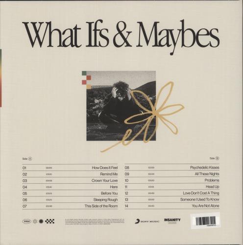 Tom Grennan What Ifs & Maybes - Orange Vinyl - Autographed Sleeve vinyl LP album (LP record) UK 0SNLPWH878103