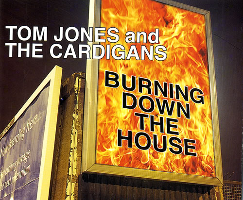 Tom Jones Burning Down The House CD single (CD5 / 5") UK TJOC5BU505726