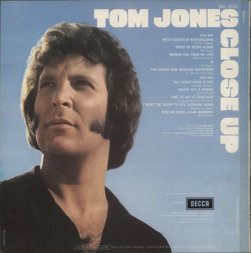 Tom Jones Close Up vinyl LP album (LP record) UK TJOLPCL362994