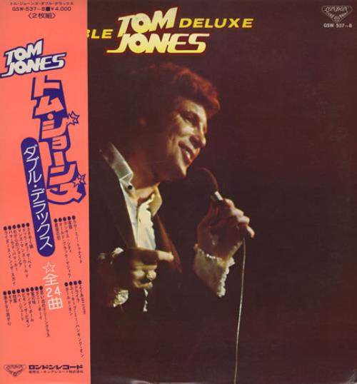 Tom Jones Double Deluxe 2-LP vinyl record set (Double LP Album) Japanese TJO2LDO430979