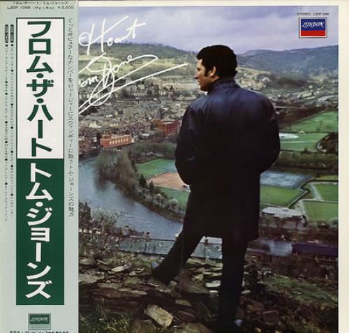 Tom Jones From The Heart vinyl LP album (LP record) Japanese TJOLPFR227544