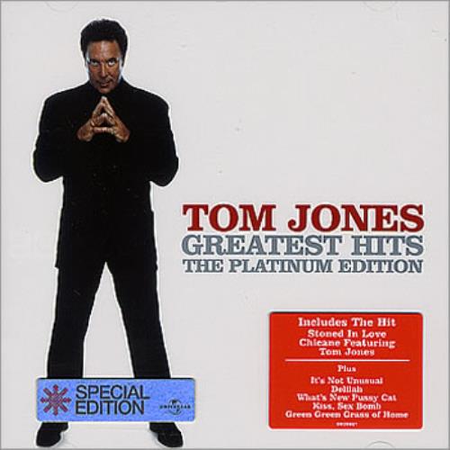 Tom Jones Greatest Hits - The Platinum Collection CD album (CDLP) UK TJOCDGR358244