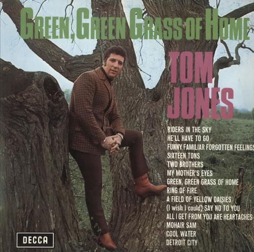 Tom Jones Green Green Grass Of Home vinyl LP album (LP record) German TJOLPGR744558