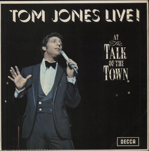 Tom Jones Live! At The Talk Of The Town - 1st vinyl LP album (LP record) UK TJOLPLI866238