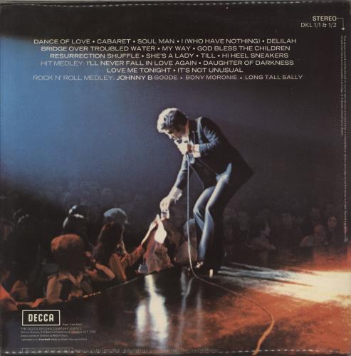 Tom Jones Live At Caesars Palace, Las Vegas 2-LP vinyl record set (Double LP Album) UK TJO2LLI239202