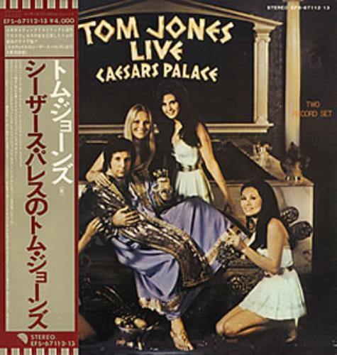 Tom Jones Live At Caesar's Palace 2-LP vinyl record set (Double LP Album) Japanese TJO2LLI356043