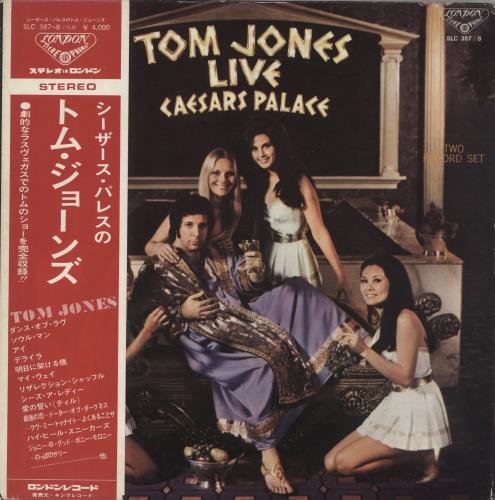 Tom Jones Live Caesars Palace 2-LP vinyl record set (Double LP Album) Japanese TJO2LLI874679