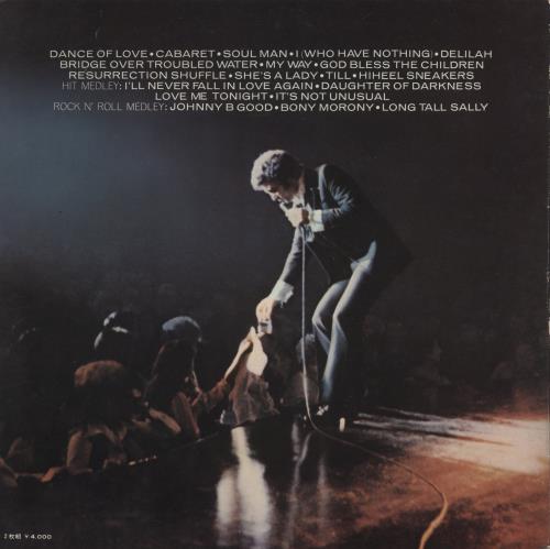 Tom Jones Live Caesars Palace 2-LP vinyl record set (Double LP Album) Japanese TJO2LLI874679