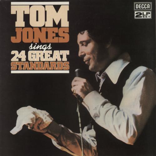 Tom Jones Sings 24 Great Standards 2-LP vinyl record set (Double LP Album) Spanish TJO2LSI888086