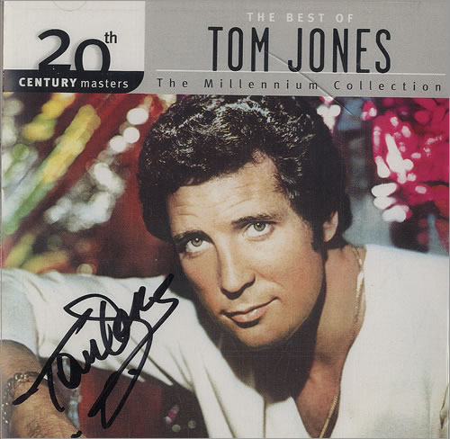 Tom Jones The Best Of - Autographed CD album (CDLP) US TJOCDTH480398