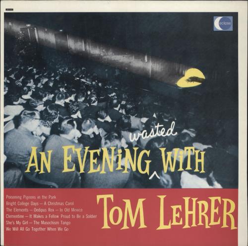 Tom Lehrer An Evening Wasted With Tom Lehrer vinyl LP album (LP record) Dutch TL.LPAN766232