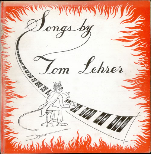 Tom Lehrer Songs By Tom Lehrer 10" vinyl single (10 inch record) US TL.10SO512780