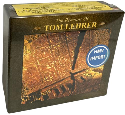 Tom Lehrer The Remains Of Tom Lehrer - Sealed CD Album Box Set US TL.DXTH821841